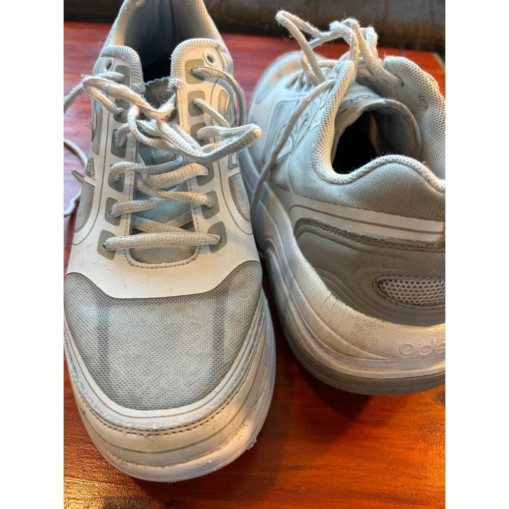 Gravity Defyer TB9022FWS-M Mens White Grey Athletic Walking Shoes Size 11
